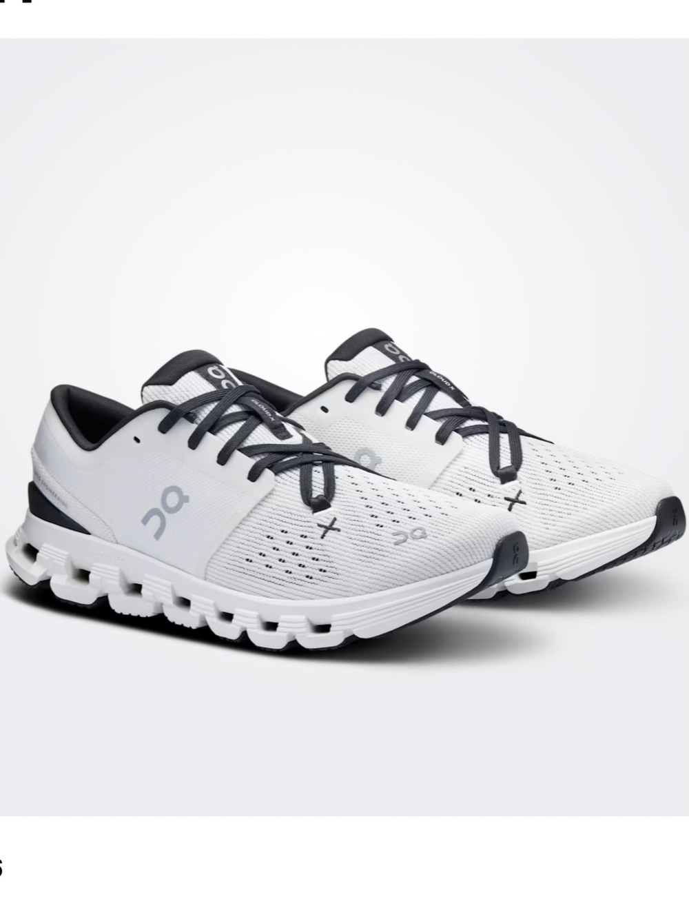 On Cloud X Women’s Size 5 White Mesh Running Athletic Sneaker